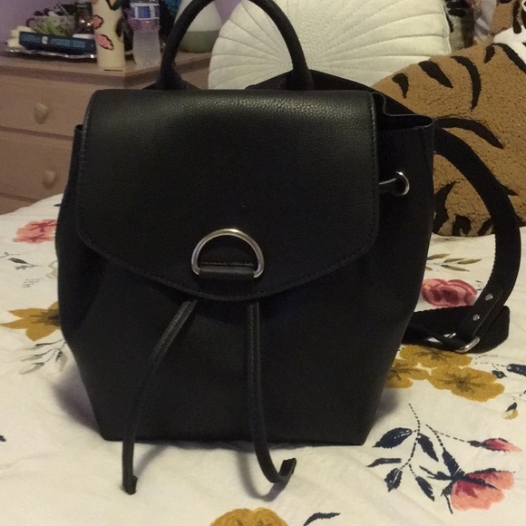 uo faux leather backpack